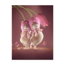 Postkarte: "Schöne Wünsche"