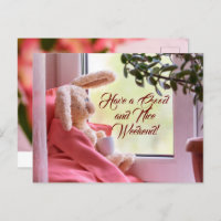 Postkarte Schönes und gutes Wochenende