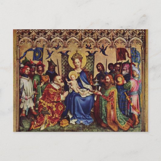 Postkarte (Schrift): Mt 2:11 Räume Pilgerfahrt (Vorderseite)