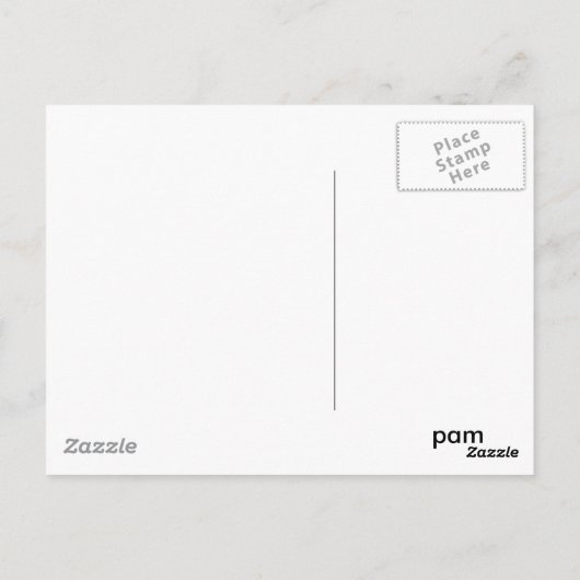 Postkarte Schwarz/Weiß (Rückseite)