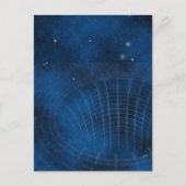 Postkarte "Schwarzes Loch" (Vorderseite)