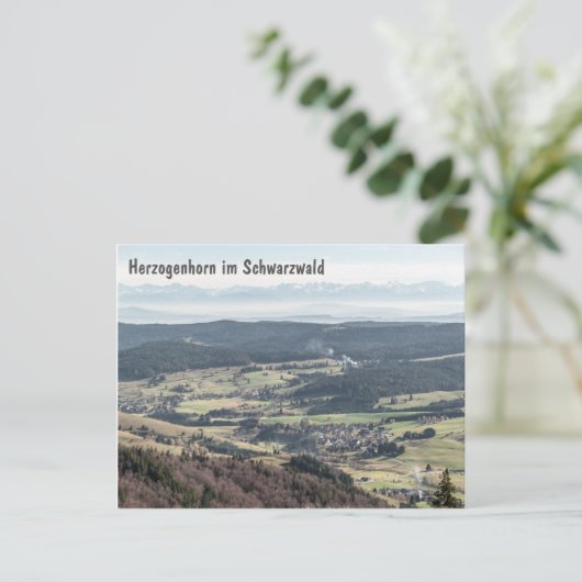 Postkarte Schwarzwald (Stehend Vorderseite)