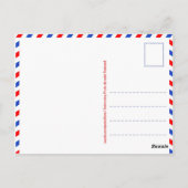 Postkarte "Schwimmfrüchte existieren" (Rückseite)