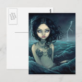 Postkarte "Sea Storm" (Vorne/Hinten)