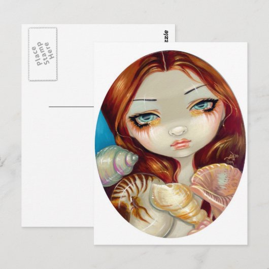 Postkarte "Seashell Beauty" (Vorne/Hinten)