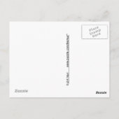 Postkarte - Seeschwalbe im Flug (Rückseite)