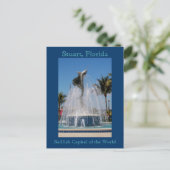 Postkarte Seewasserbrunnen Stuart, Florida (Stehend Vorderseite)