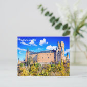 Postkarte Segovia Burg (Stehend Vorderseite)