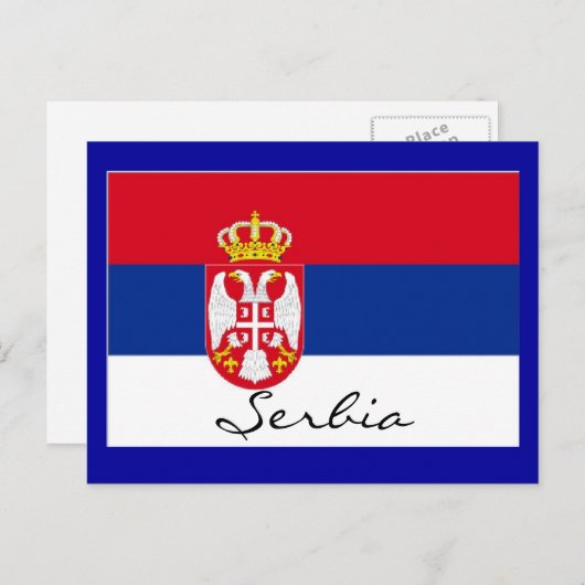 Postkarte Serbien (Vorne/Hinten)