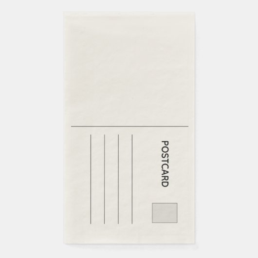 Postkarte Serviette (Vorderseite)