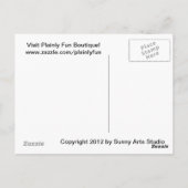 Postkarte "Shout" (Rückseite)