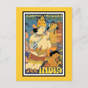 Postkarte: Siehe Indien Postkarte