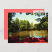 Postkarte - Siehe mit Paddelbooten (Vorne/Hinten)