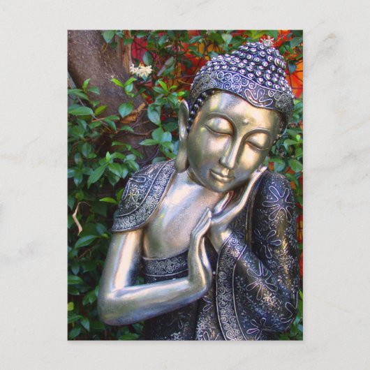 Postkarte | Silver Buddha (Vorderseite)