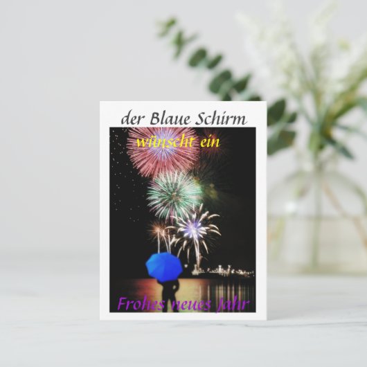 Postkarte - Silvester (Stehend Vorderseite)