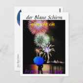Postkarte - Silvester (Vorne/Hinten)