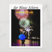 Postkarte - Silvester (Vorderseite)