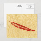 Postkarte "Simple Willow" (Vorne/Hinten)