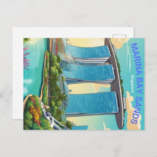 Postkarte Singapur (Vorne/Hinten)