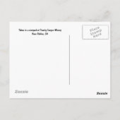 Postkarte, Skarte im Canyon Peachy Postkarte (Rückseite)