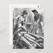 Postkarte "Skelettbaum" (Vorne/Hinten)