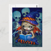 Postkarte "Skelettmagie" (Vorne/Hinten)