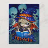 Postkarte "Skelettmagie" (Vorderseite)