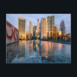 Postkarte Skyline Frankfurt am Main<br><div class="desc">Sonnenuntergang über der Skyline Frankfurt am Main. Ein einzigartiges Foto und somit eine einzigartige Postkarte,  die es so nur hier gibt.</div>