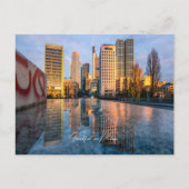 Postkarte Skyline Frankfurt am Main  (Vorderseite)
