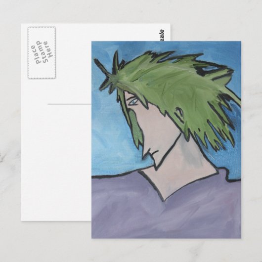 Postkarte "Snooze" (Vorne/Hinten)