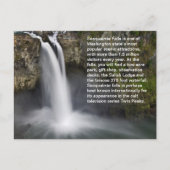 Postkarte Snoqualmie Falls (Vorderseite)
