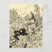 Postkarte "Sock Monkey" (Vorderseite)