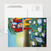 Postkarte. Sonnenaufgang im Paradies Postkarte (Vorne/Hinten)