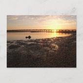 Postkarte: Sonnenuntergang in Quinta do Lago. Port Postkarte (Vorderseite)