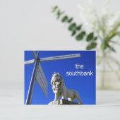 Postkarte Southbank Lion (Stehend Vorderseite)