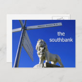 Postkarte Southbank Lion (Vorne/Hinten)