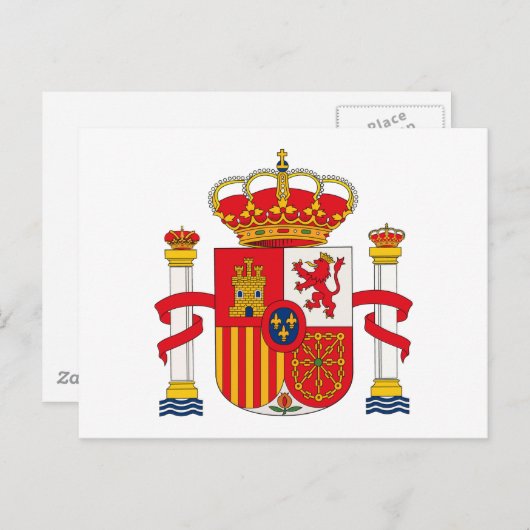 Postkarte Spanien (Vorne/Hinten)