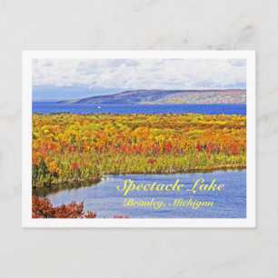 Postkarte, Spektakelsee, Brimley, Michigan Postkarte