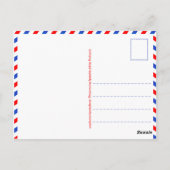 Postkarte "Sprechblasen verschieben" (Rückseite)