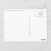 Postkarte "Spring Snowballs" (Rückseite)