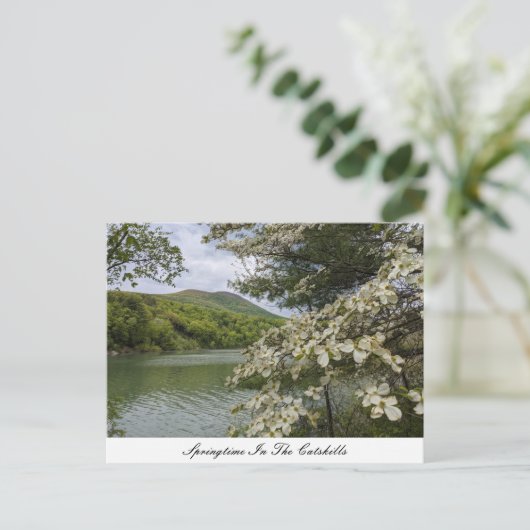 Postkarte "Springtime in Catskills" (Stehend Vorderseite)