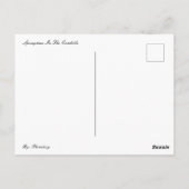 Postkarte "Springtime in Catskills" (Rückseite)