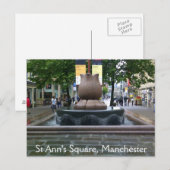 Postkarte St Ann's Square (Vorne/Hinten)
