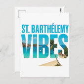 Postkarte St. Barthélemy Vibes (Vorne/Hinten)