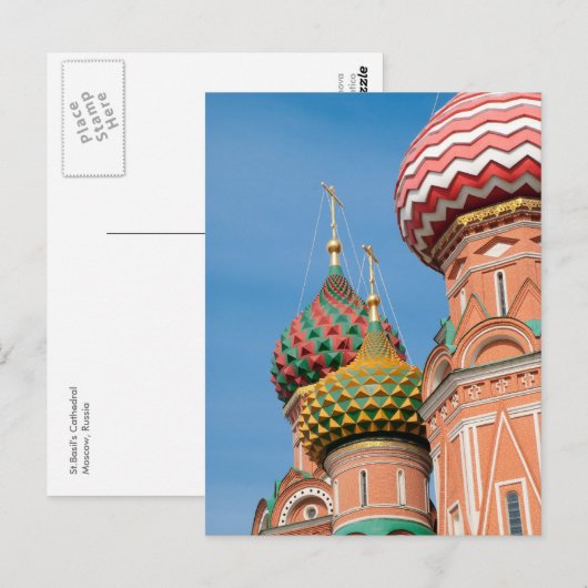 Postkarte St.Basil (Vorne/Hinten)