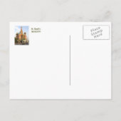Postkarte, "St.Basil, Moskau" Postkarte (Rückseite)