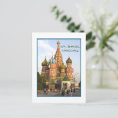 Postkarte, "St.Basil, Moskau" Postkarte (Stehend Vorderseite)