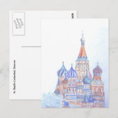 Postkarte St. Basil (vertikal) (Vorne/Hinten)