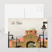 Postkarte, St. Kitts Postkarte (Vorne/Hinten)