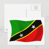 Postkarte St. Kitts und Nevis (Vorne/Hinten)